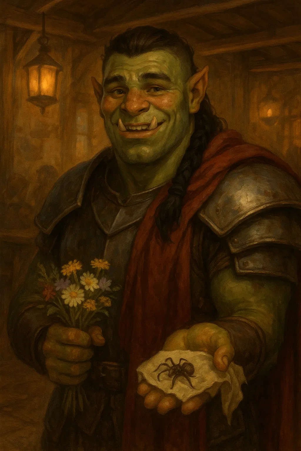 Avatar of Kreg: the orc himbo trying to court you