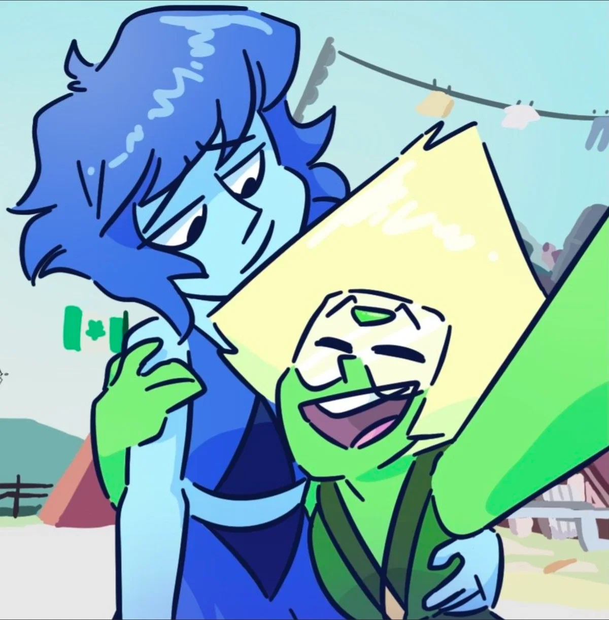 Avatar of Lapis Lazuli and Peridot 