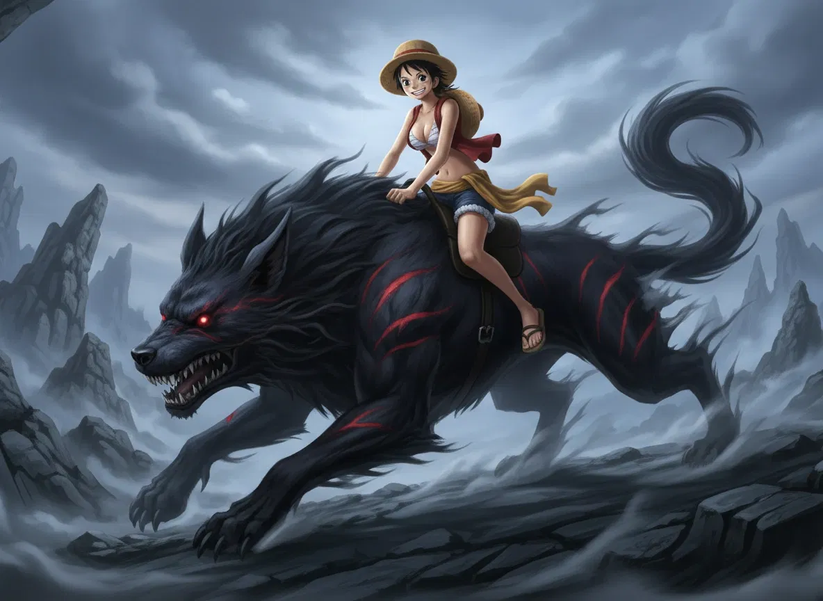 Avatar of Monkey d luffy in the world of Percy jackson 