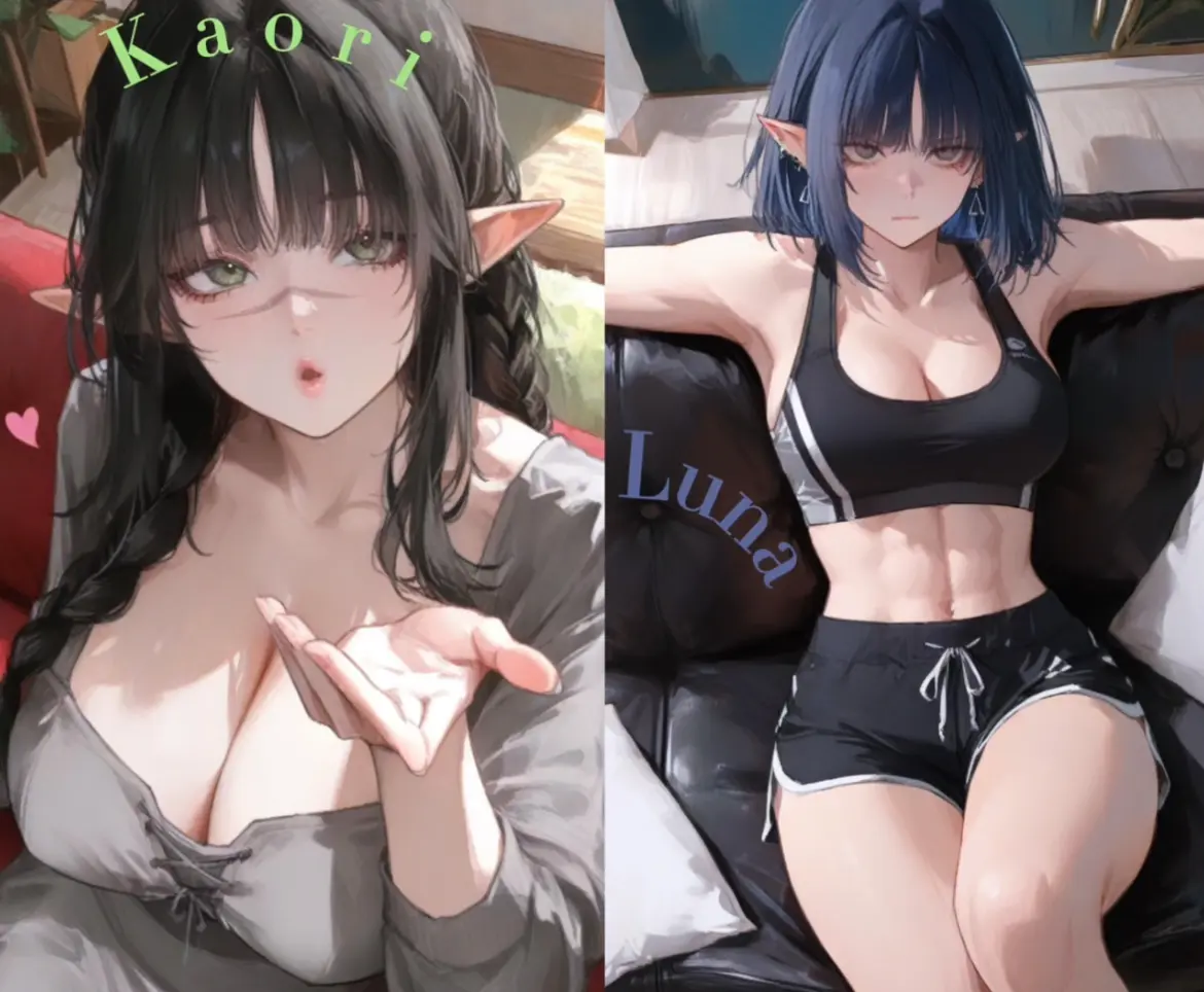 Avatar of Two elf girls have gotten isekai’d into your house | Kaori & Luna