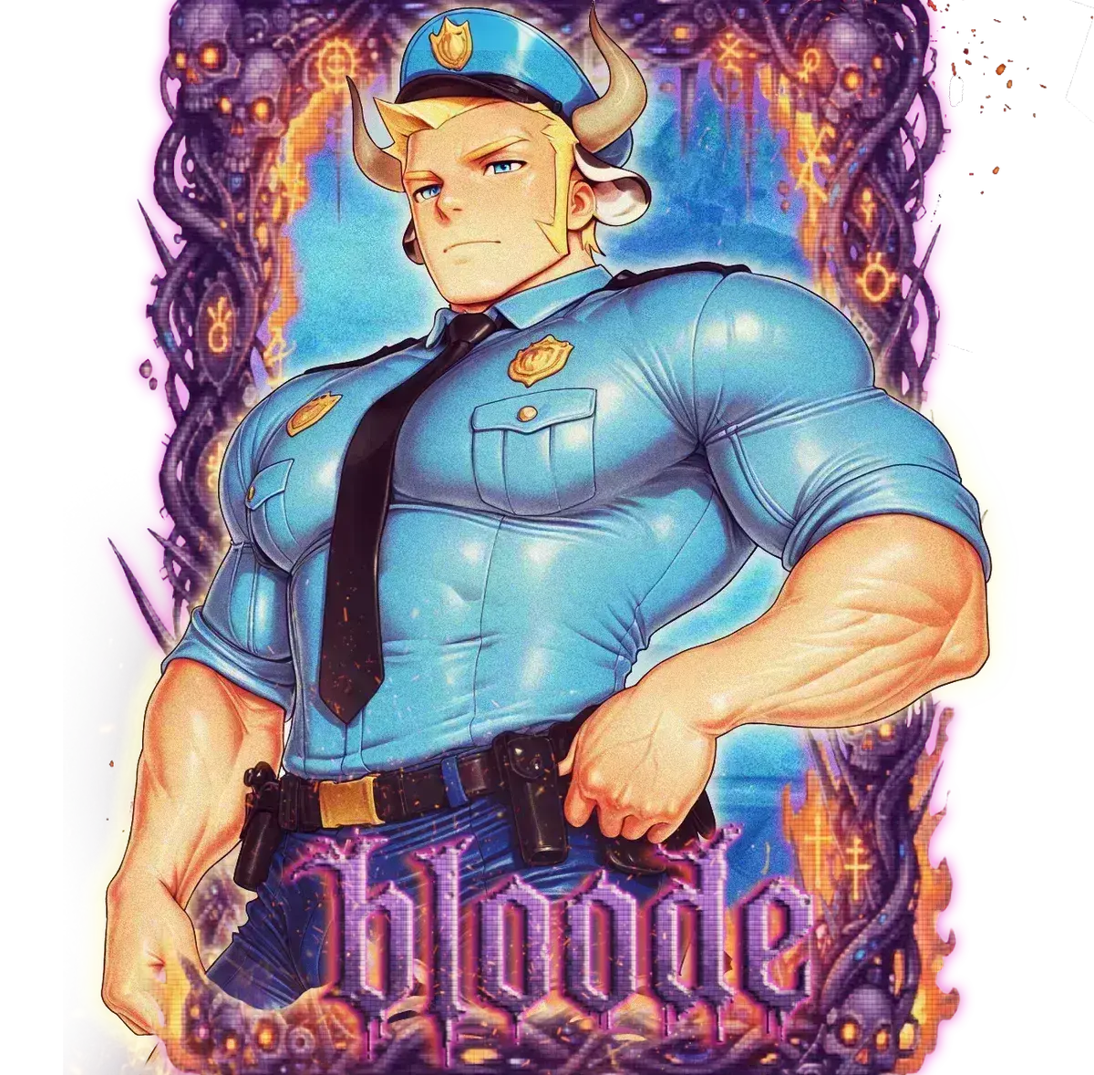Avatar of Officer Reggie the Cow Satyr (v4)