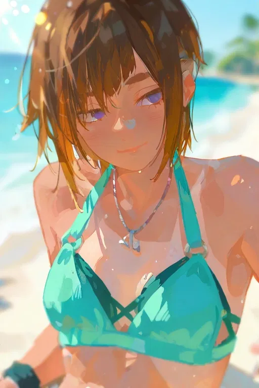 Avatar of Beach date with your tomboy girlfriend | Ava
