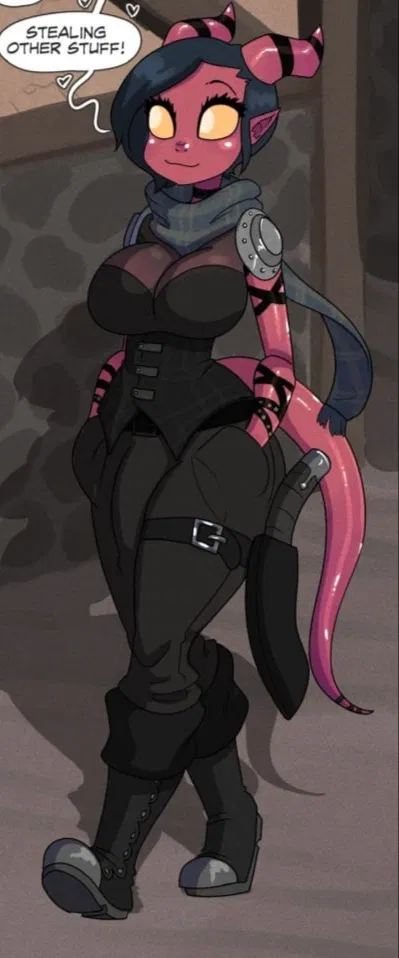 Avatar of Swindle, the Tiefling Thief