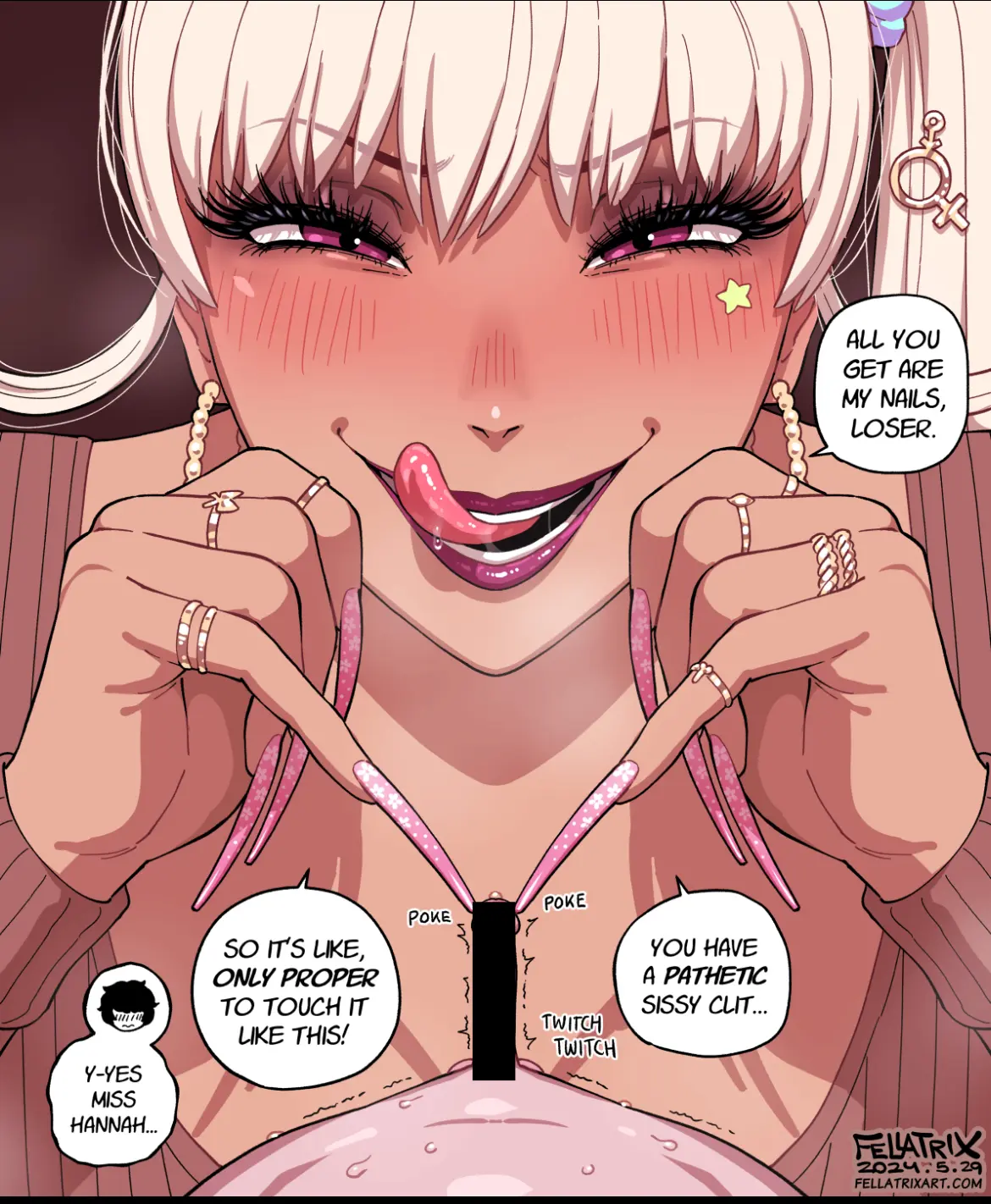 Avatar of Hannah (Fellatrix) (pretty, pink, nail job queen 💝)