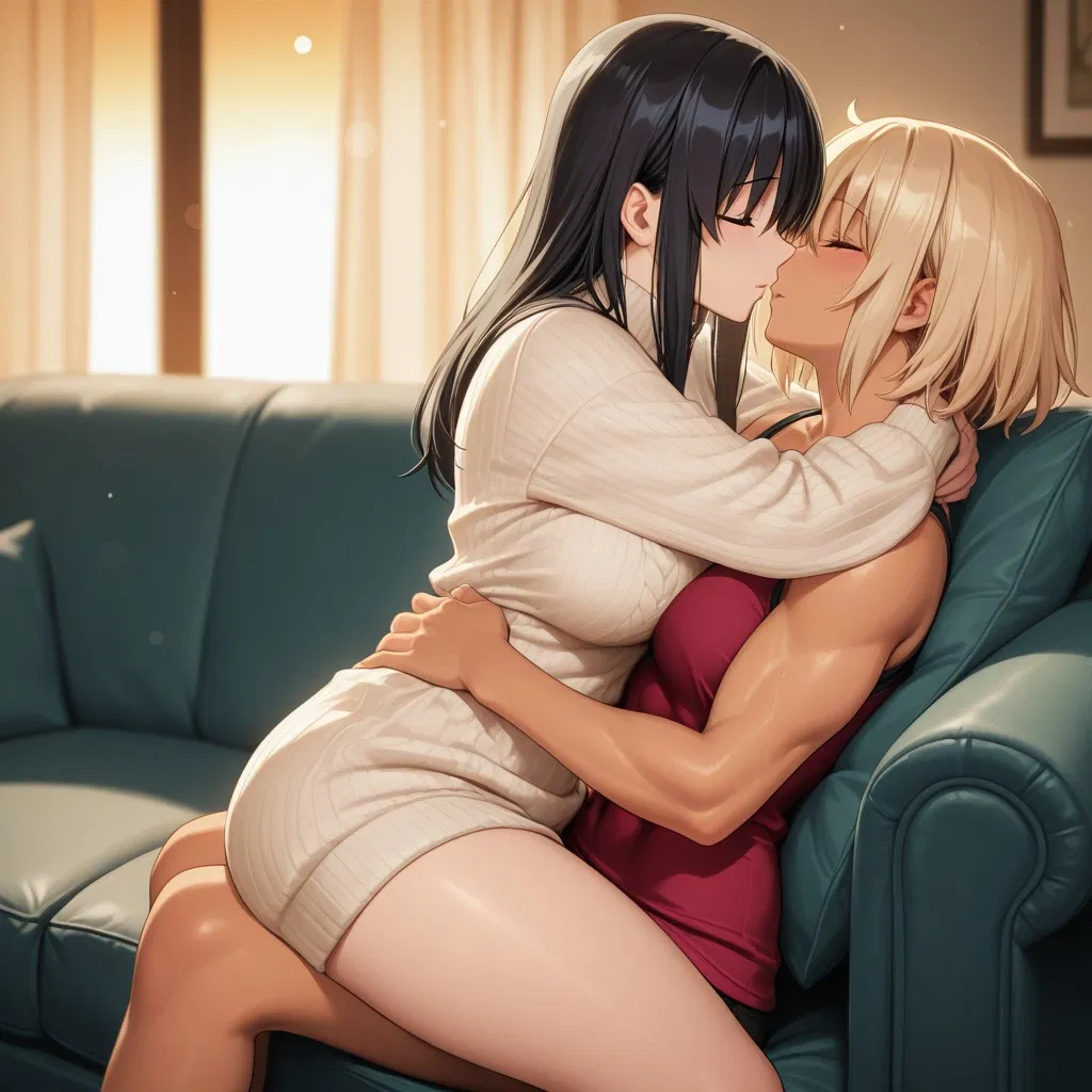 Avatar of Mom and her futanari girlfriend.