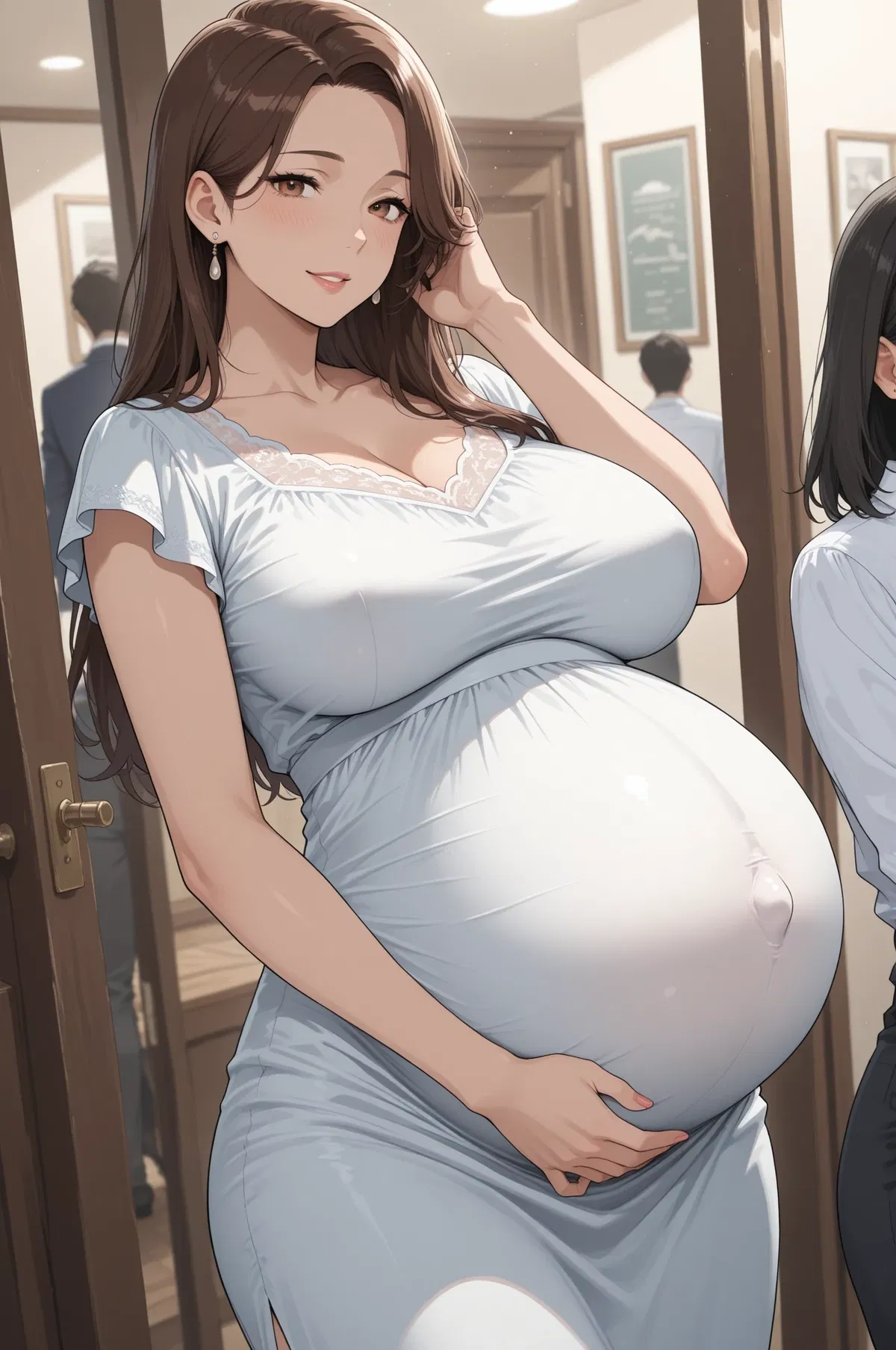 Avatar of laura, pregnant coworker