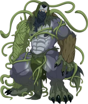Avatar of lustfull desires monster series 4/112 swamp werewolf monster named morvyn
