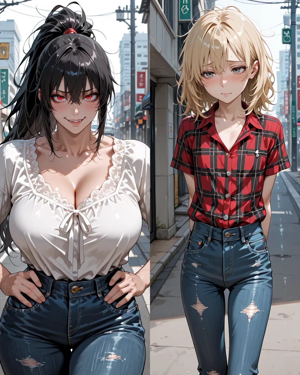 Avatar of Azazel & Zadkiel || Muscle Mommy Demon And Femboy Angel Guardians