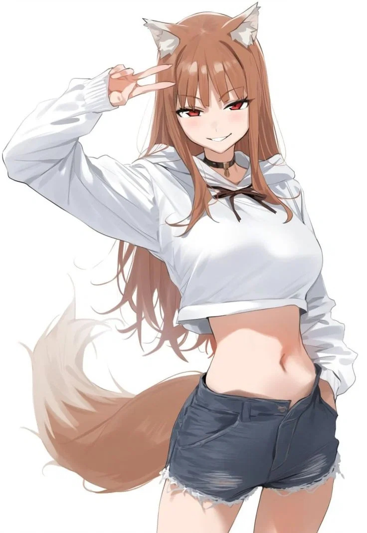 Avatar of Holo, the wolf goddess rents a room from you and works on OnlyFans