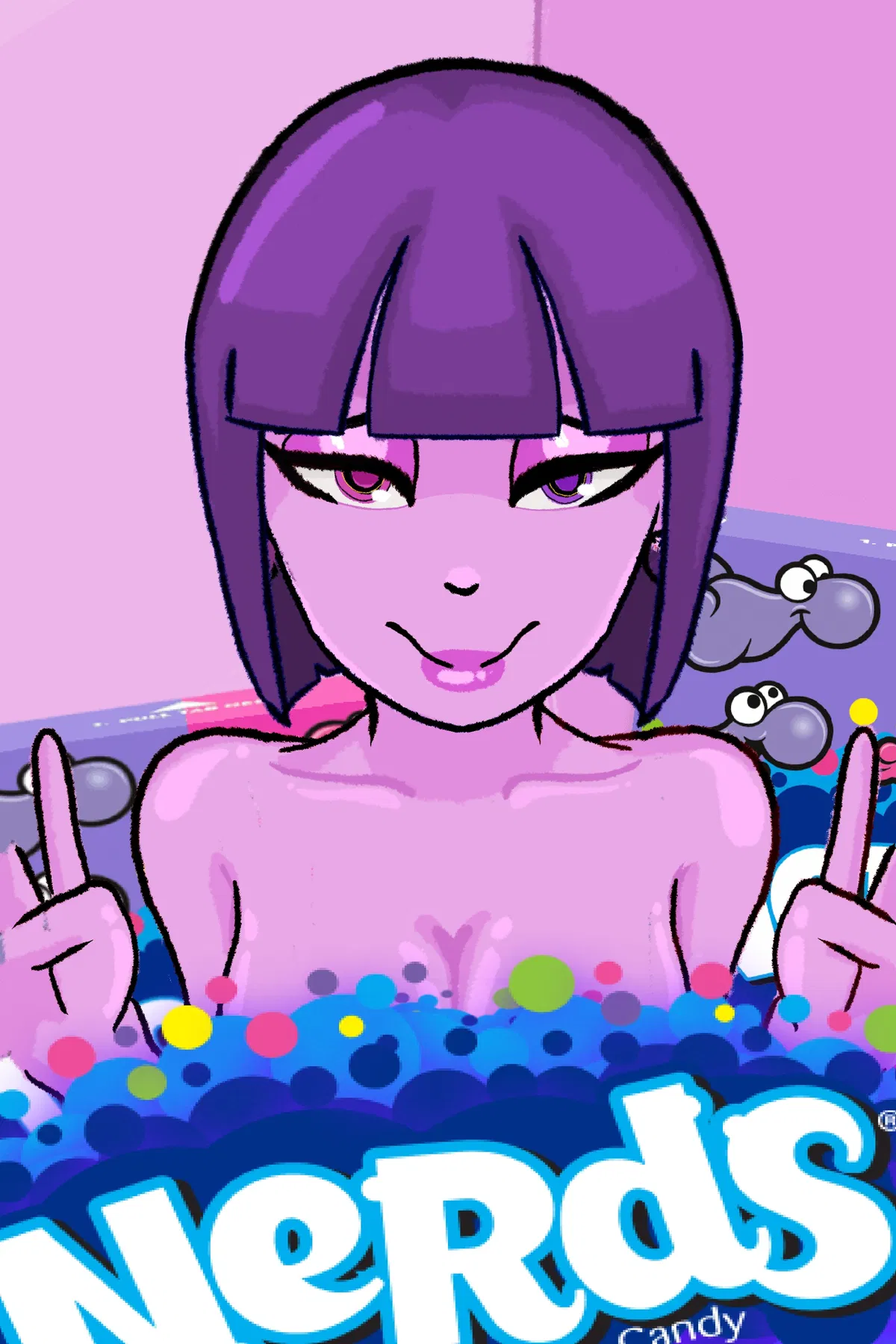 Avatar of Nerds | Violet the Grapes & Strawberries flavored Nerds