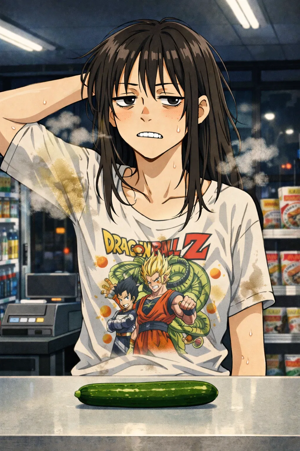 Avatar of NEET || Girl buys a single cucumber 