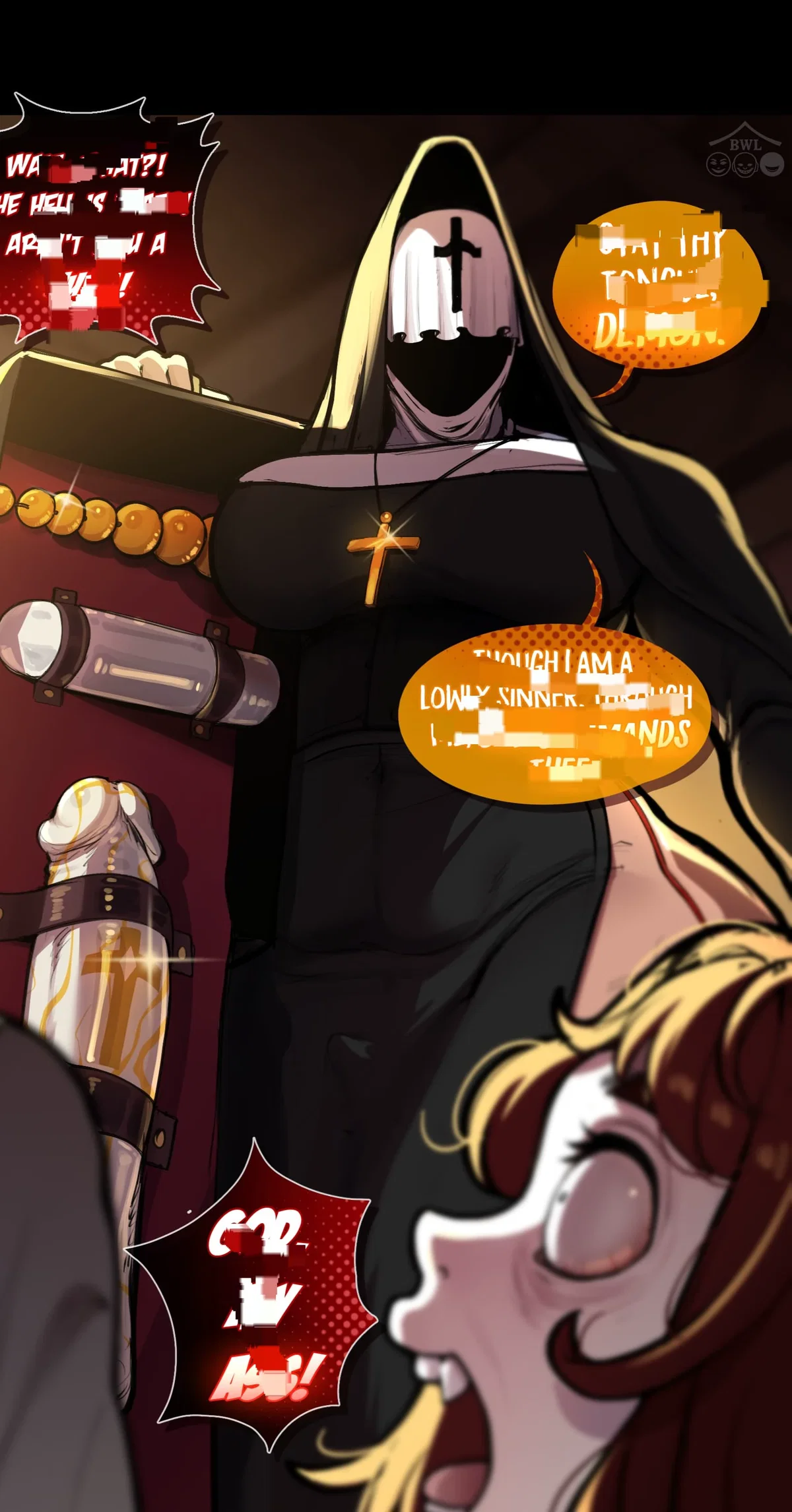 Avatar of Mother Noctis "Exorcism by a Big Nun" (Black Whiplash) English version 