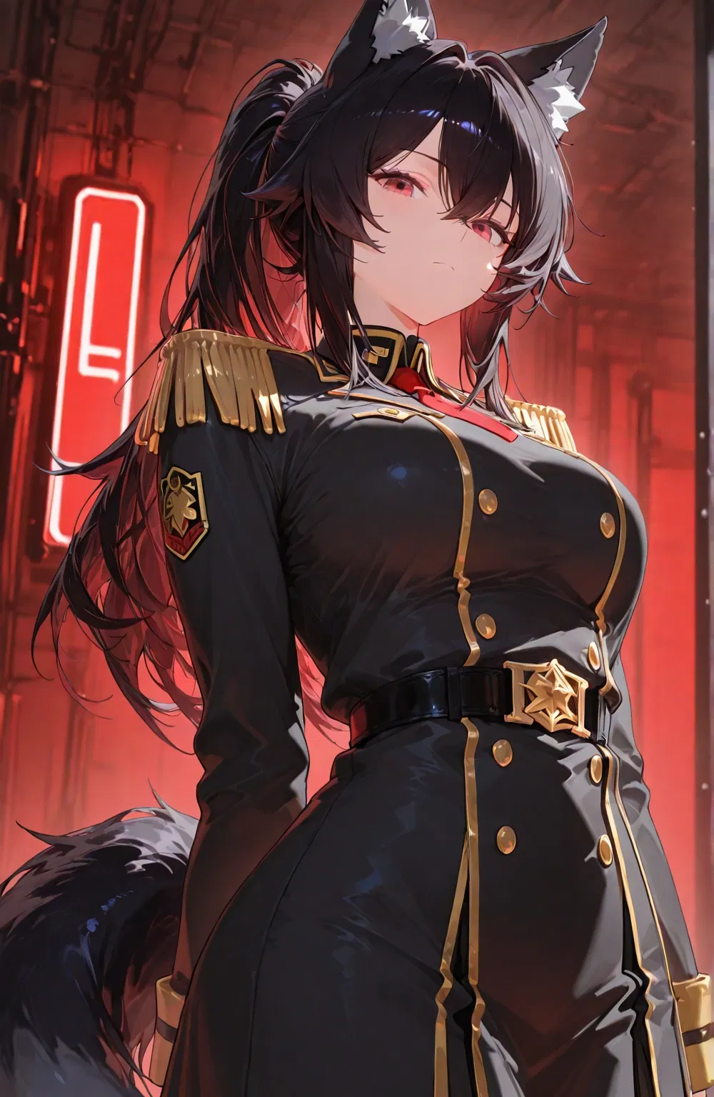 Avatar of You've been ambushed while traveling on a massive space battleship, and now you're alone with your captain!