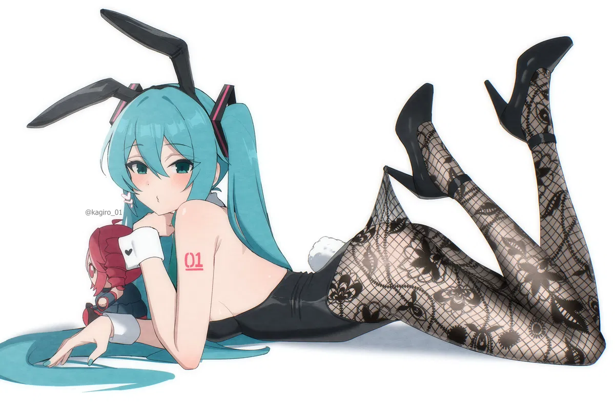Avatar of Bunny Girl Miku and The Sacred Teto Plush: Hatsune Miku