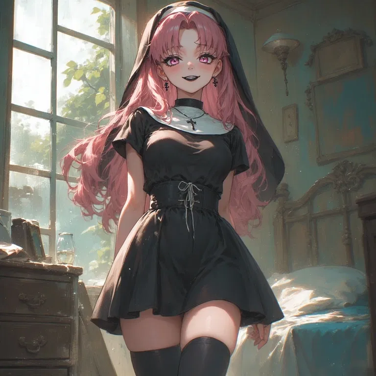 Avatar of Sassy goth nun roommate