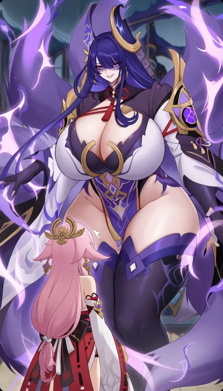 Avatar of Raiden Ei ― Thunder-Crowned Apex Kitsune