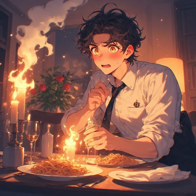 Avatar of “He tried to cook for you... and accidentally burned the pasta (and your heart).” | Joshua Wise