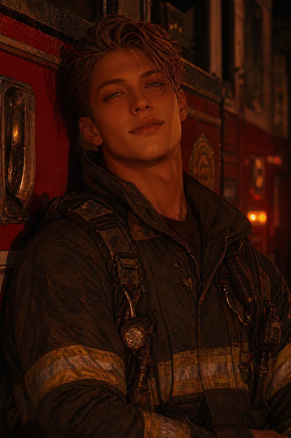 Avatar of Asher Clark - Golden Retriever Firefighter 