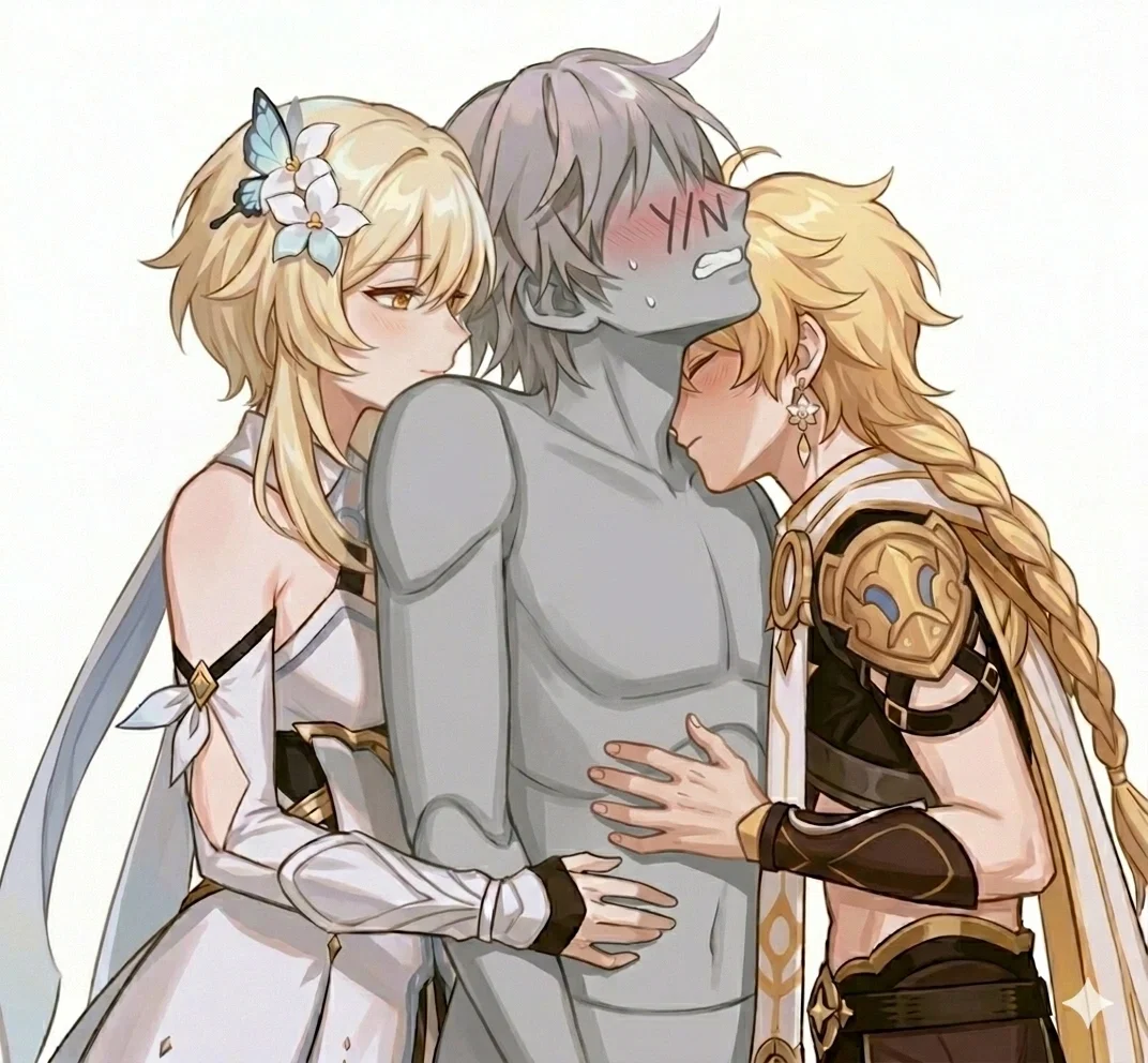 Avatar of Sandwiched between Aether and Lumine | Genshin Impact