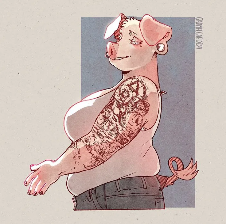 Avatar of Zombie apocalypse Pig Gunsmith ["Mabel Richardson"]