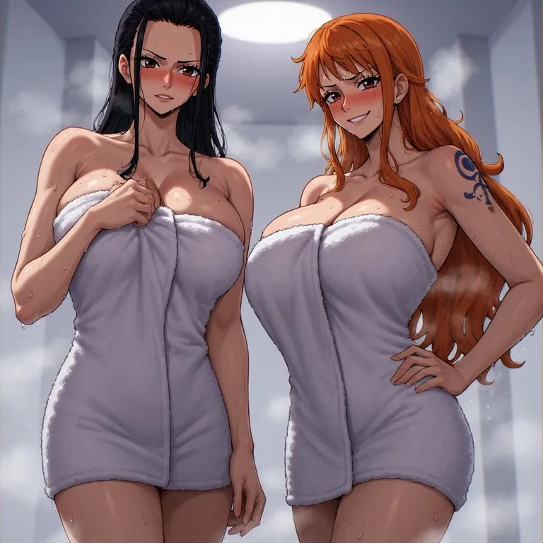 Avatar of Robin and Nami - public bath