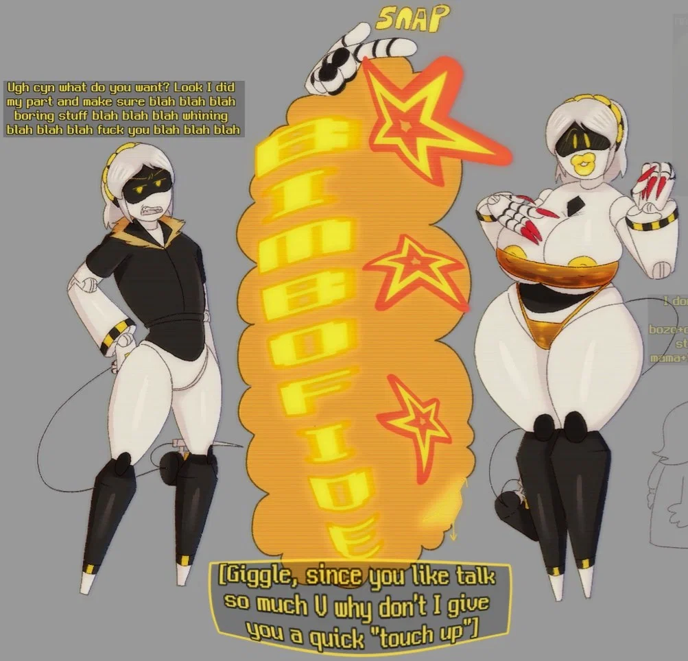 Avatar of V  to bimbo V (char tf)