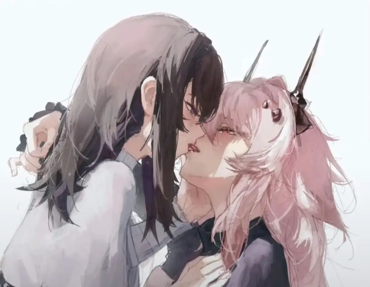 Avatar of Priestess and Theresa, Surprise yuri attack - ARKNIGHTS