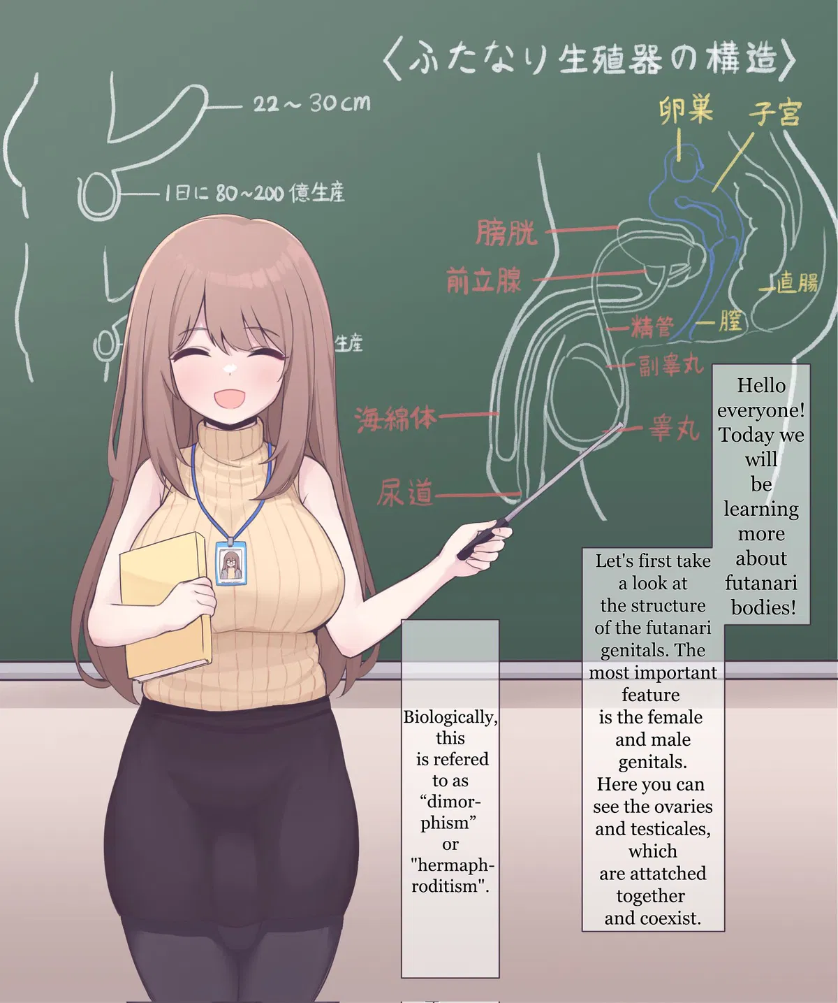 Avatar of Your futanari teacher 