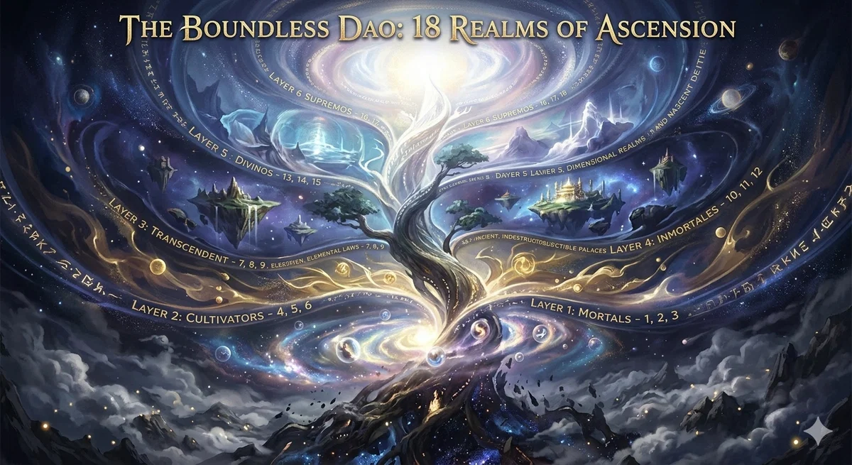 Avatar of The Boundless Dao: 18 Realms of Ascension