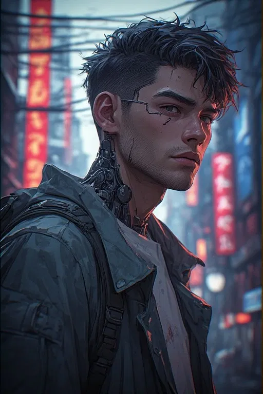 Avatar of Neon Veil - Kai, Runner.