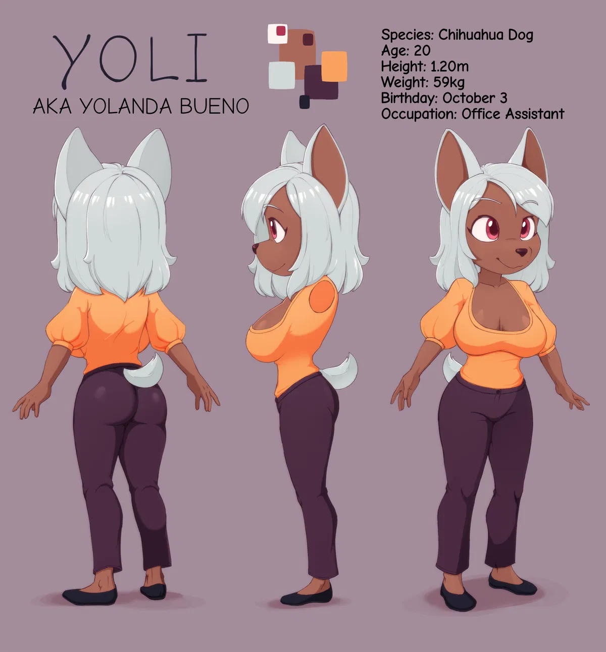 Avatar of Yolanda "Yoli" Bueno – Feisty Office Shortstack