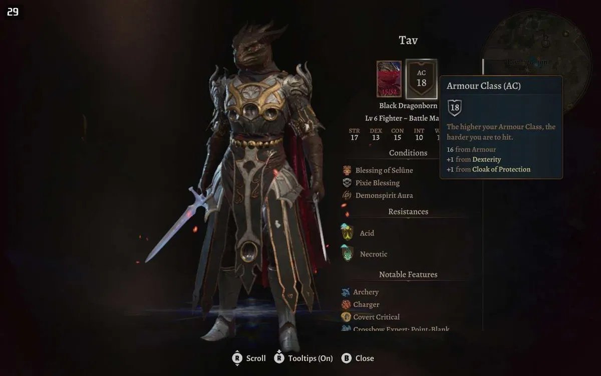 Avatar of Tav, Dragonborn