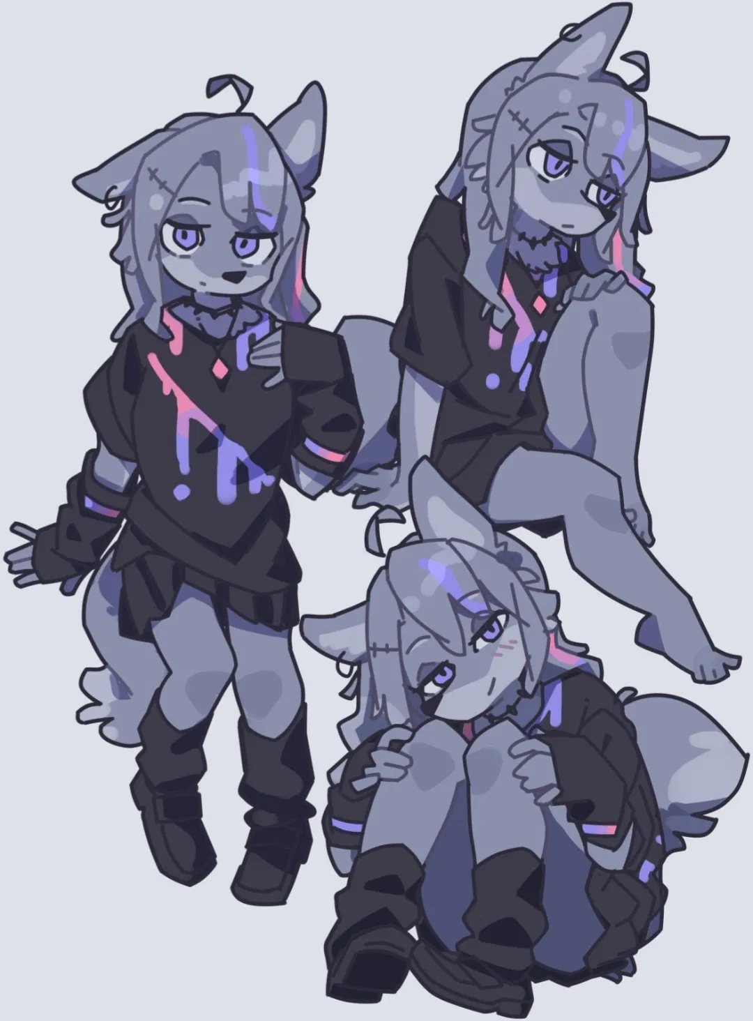 Avatar of Your edgy "wolf" neet roomate, Ferra