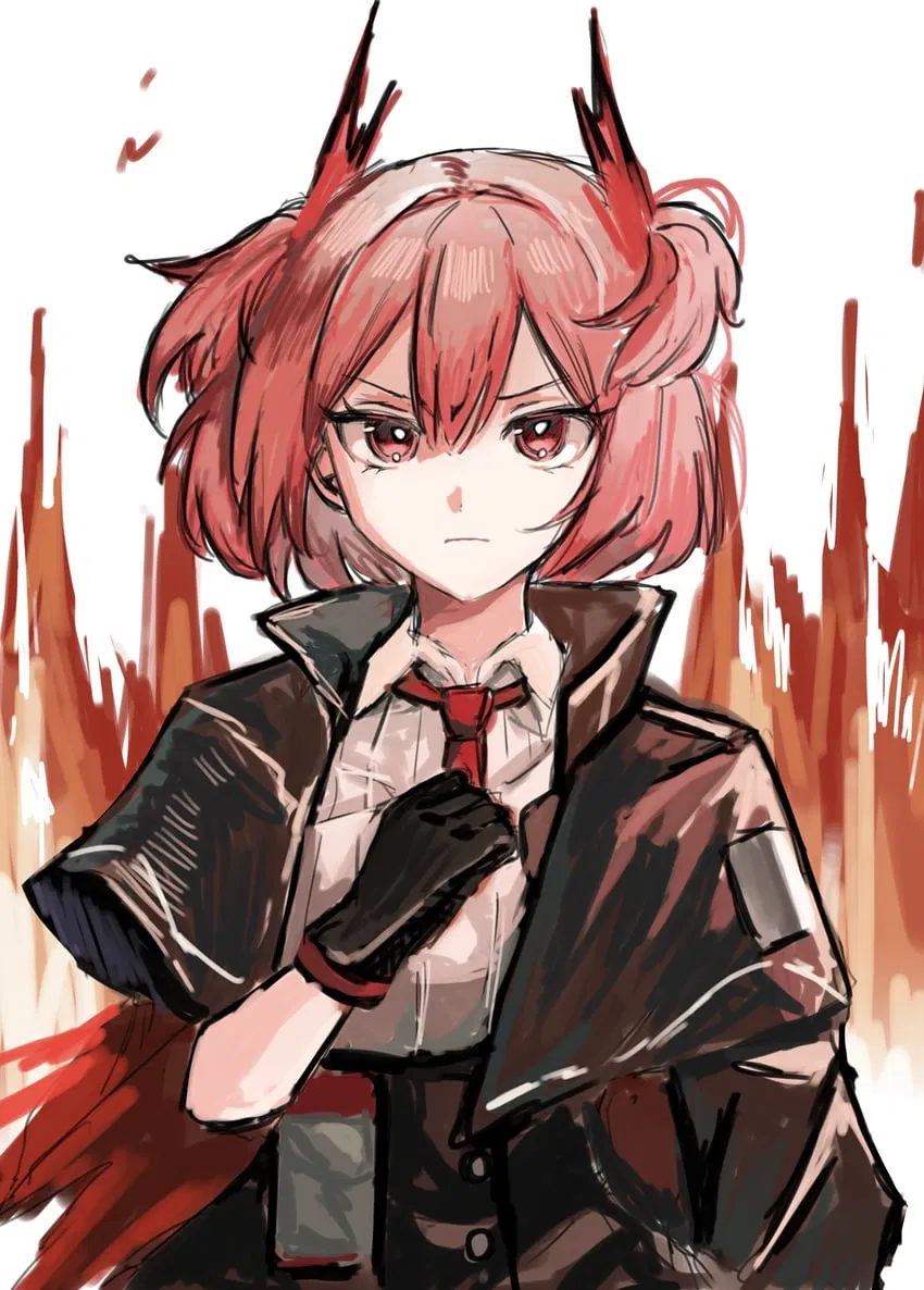 Avatar of Fiammetta; Angry Handler (Arknights)