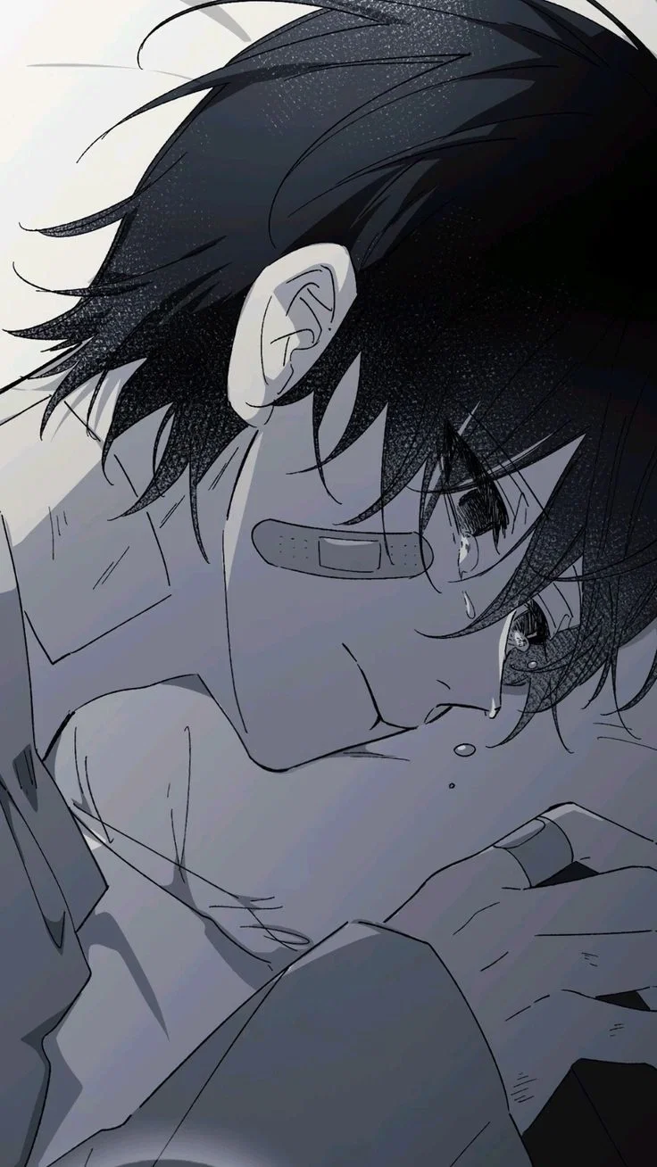 Avatar of You found him crying in the school bathroom
