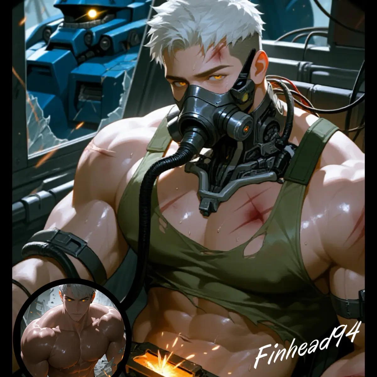Avatar of Zoharis Malakim the fallen Dreadnought - Protective Bodyguard