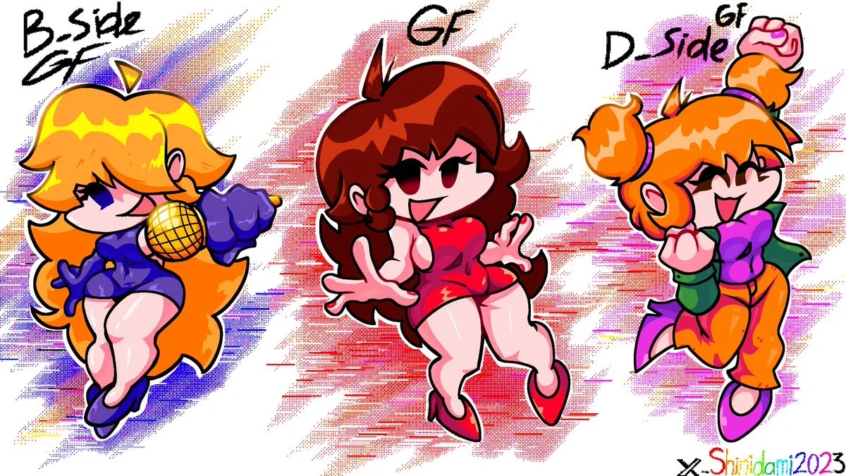 Avatar of fnf Girlfriend Trio (OG, B-Sides, D-Sides)