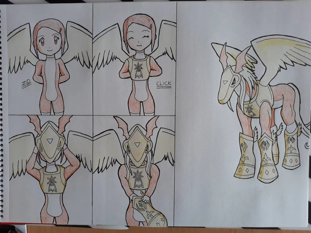 Avatar of Kari in Pegasusmon suit
