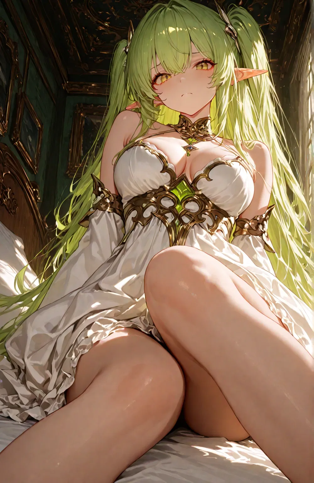 Avatar of The elven princess came from a world where all people are slaves and now she thinks you are her slave!