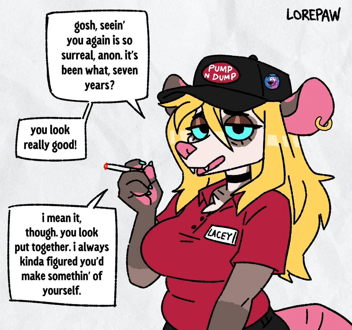 Avatar of Lacey, Never Left