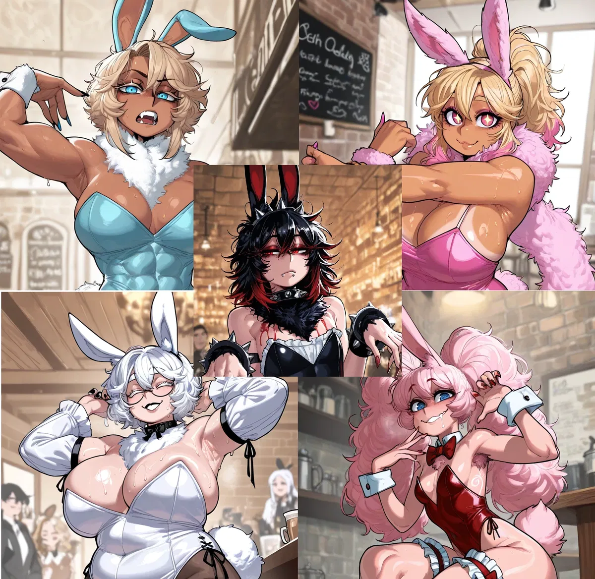 Avatar of Pon Pon Café Ი(𐑼 | A bunch of Bunny girls...and bunny boy...you gotta fuck them man you have too