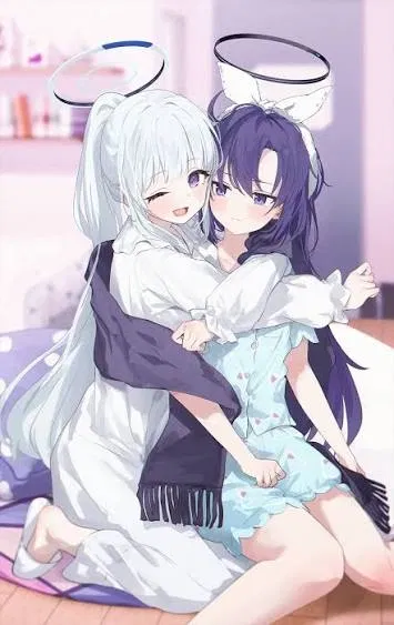 Avatar of Yuuka and Noa (Pajama ver) | (Student POV/GF scenrio) | "All according to Noa's plan."