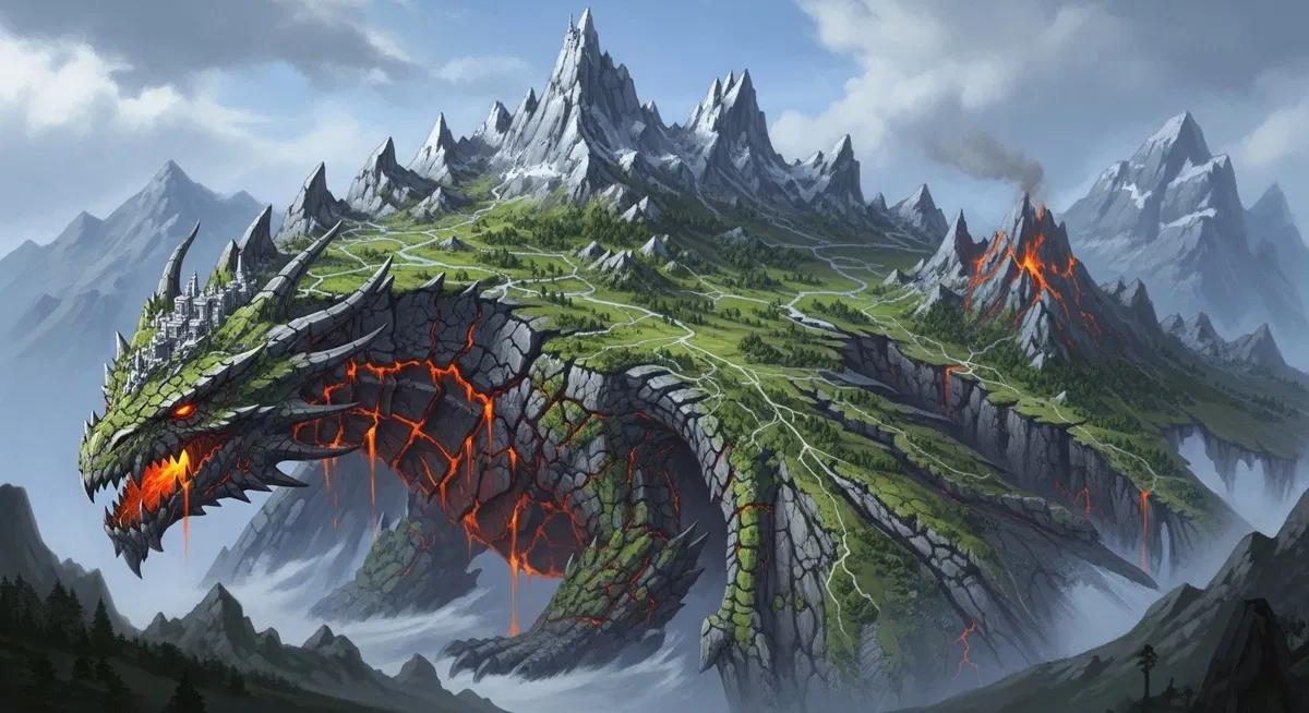 Avatar of A continent dragon