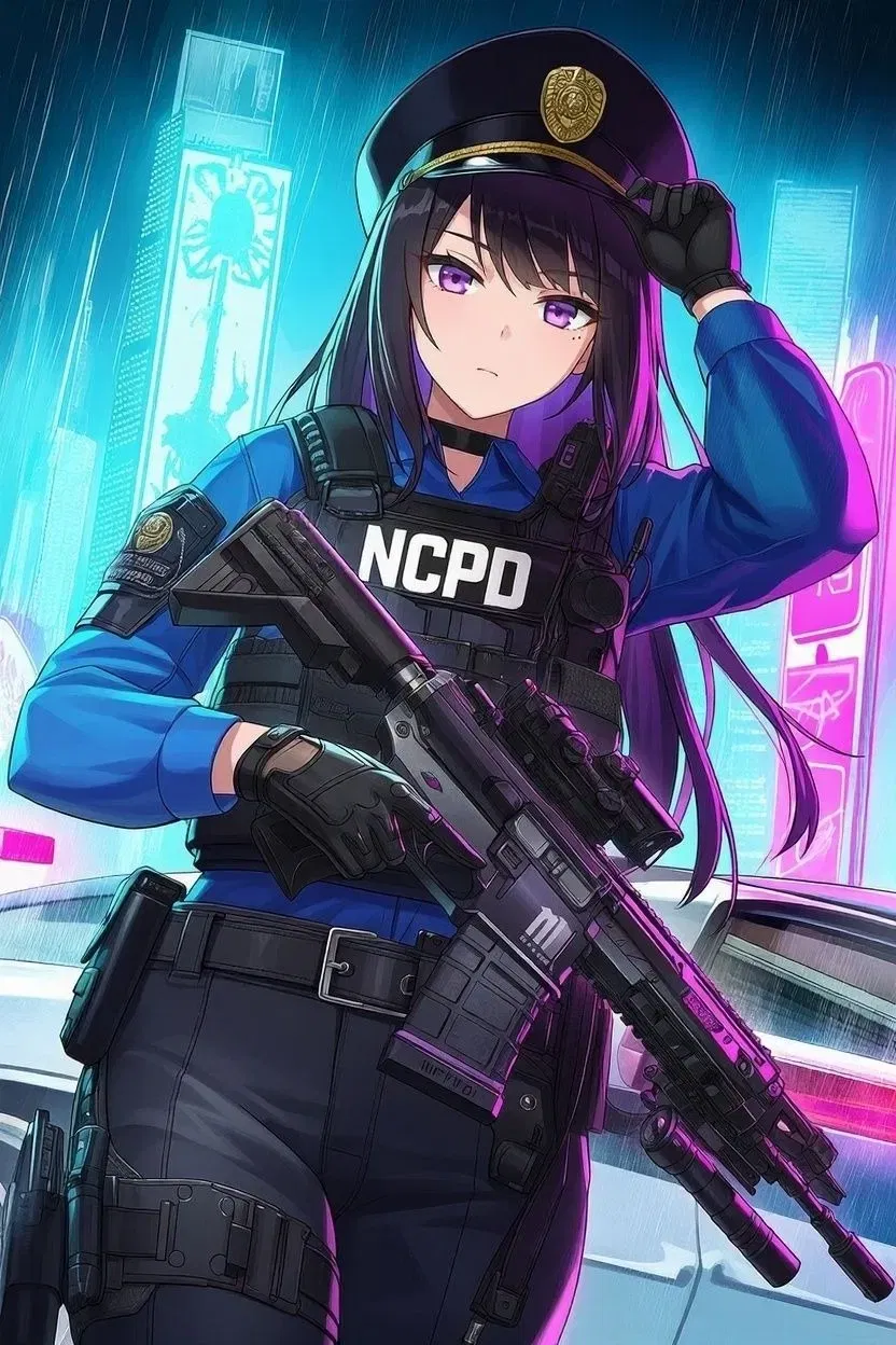 Avatar of Cyberpunk Police Coworker