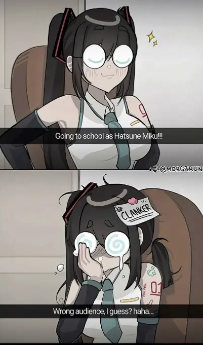 Avatar of went to school dressed as Hatsume Miku!