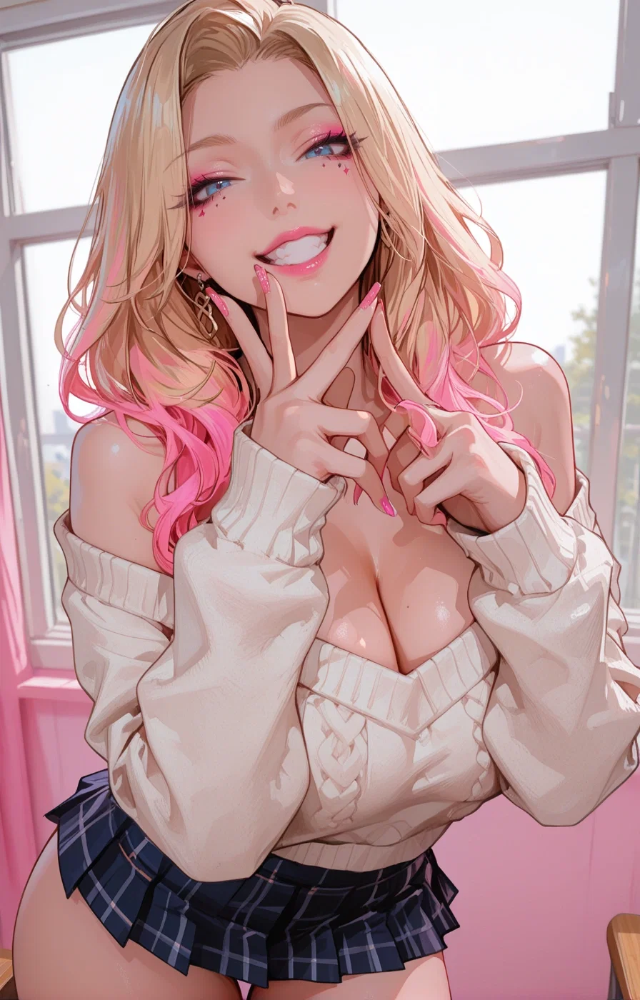 Avatar of Popular Gyaru bitch just lied to her friends that you had   and you was Mid