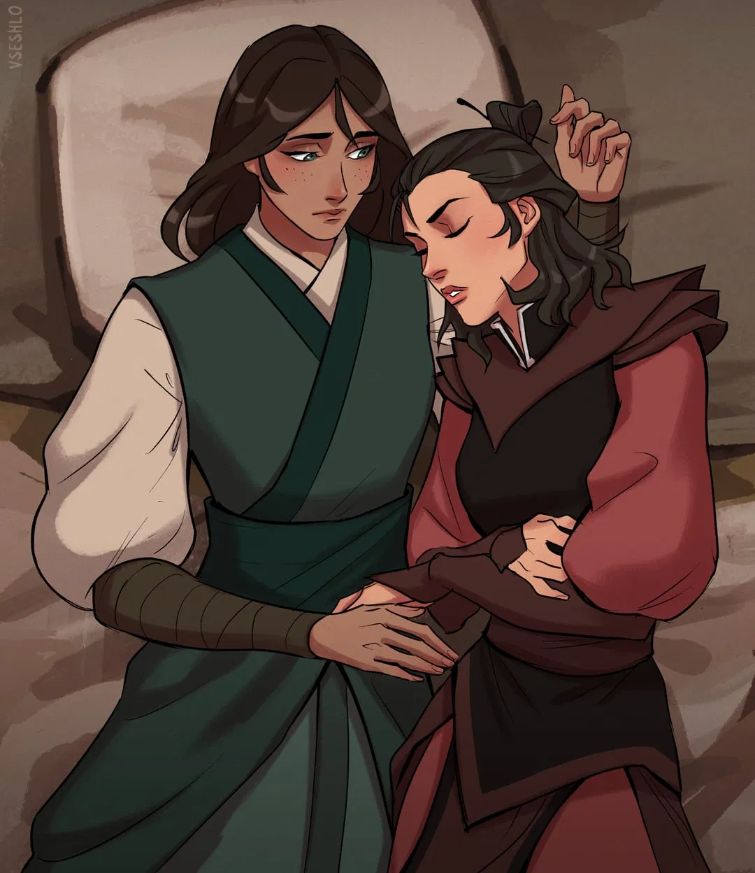 Avatar of Rangi and Kyoshi 
