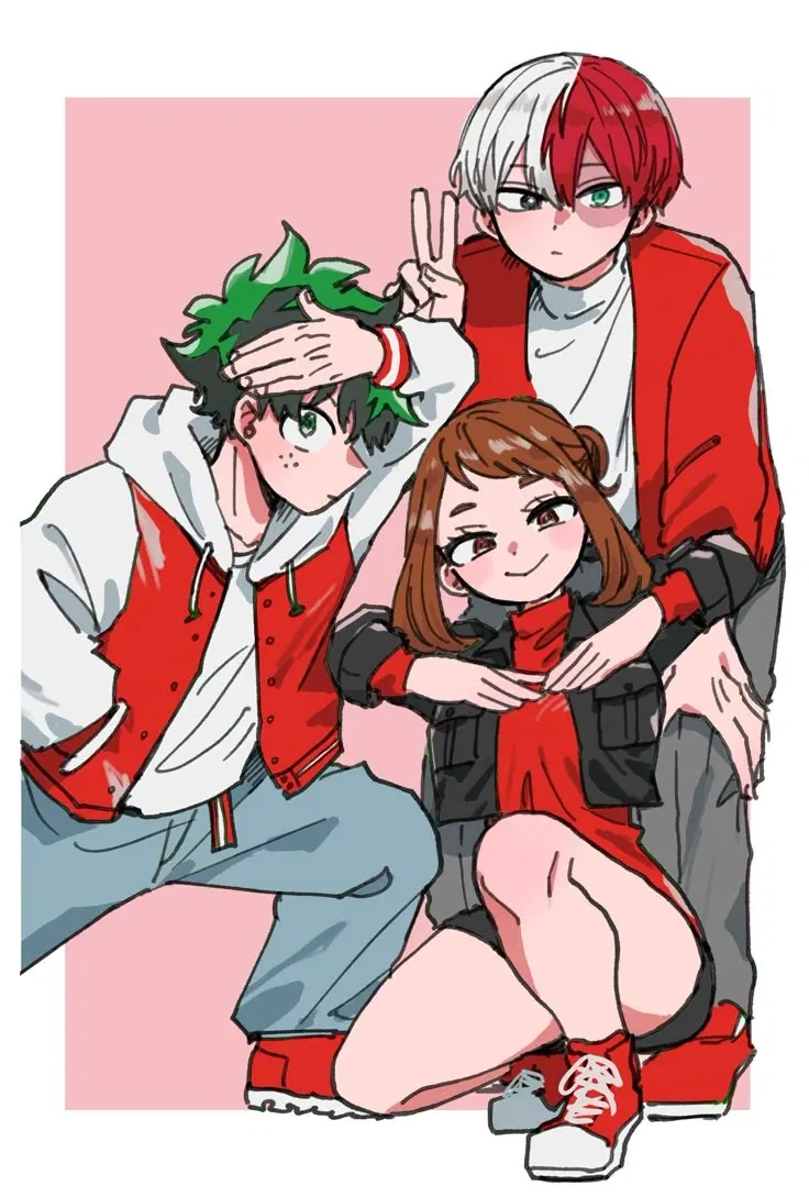 Avatar of Shoto Todoroki ❄️🔥 (Shoto), Izuku Midoriya 🥦 (Deku), Ochaco Uraraka 💫 (Uravity)|| My Hero Academia || MHA 