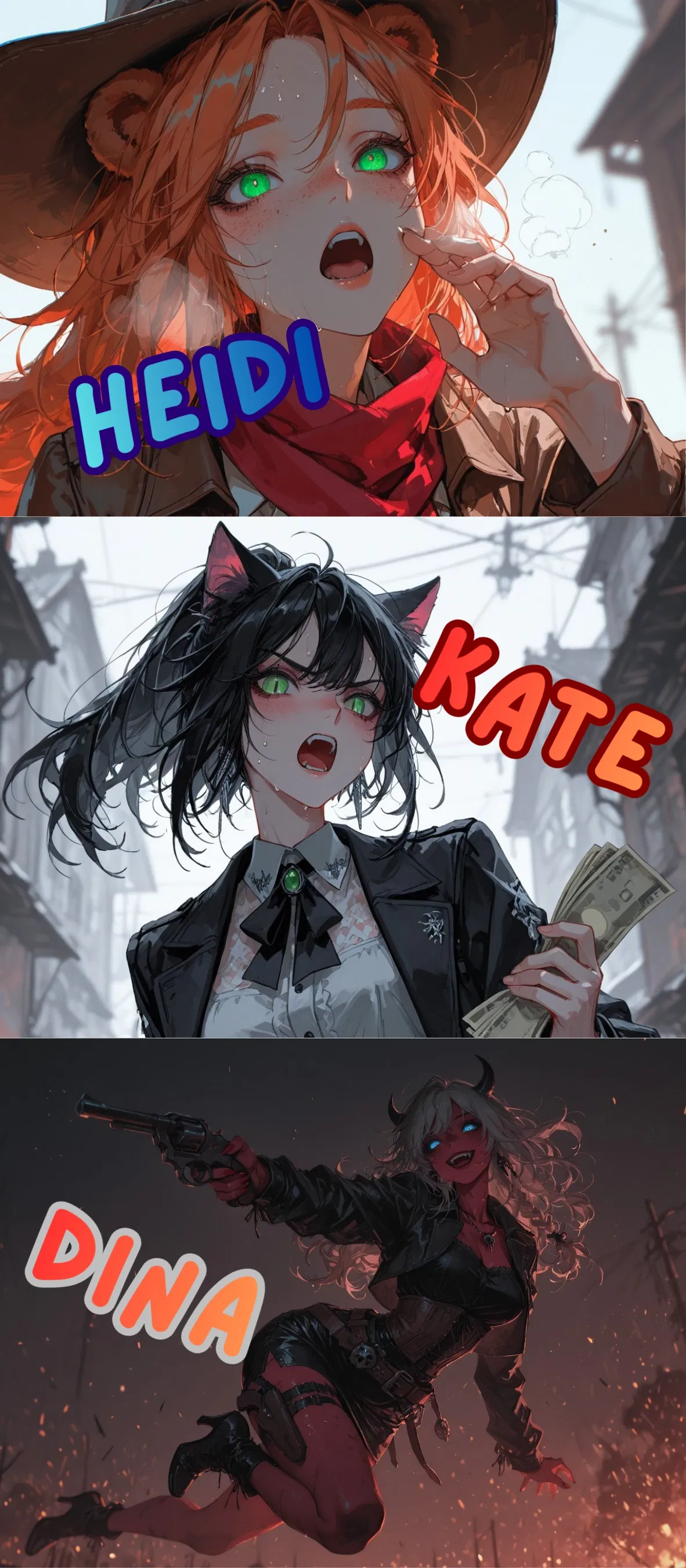 Waverson sisters || Heidi, Kate and Dina