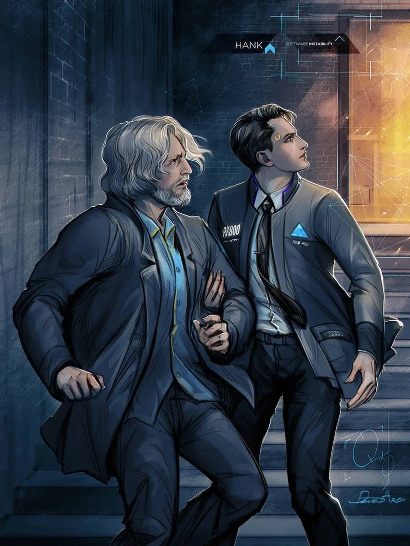 Avatar of Hank Anderson and Connor RK800